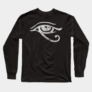 Distressed Eye of Horus Long Sleeve T-Shirt